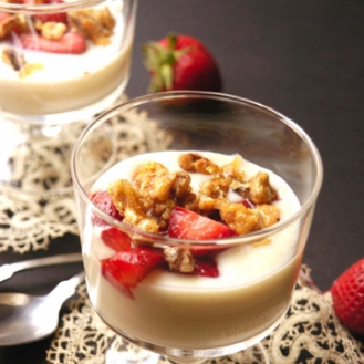 Creamy Vanilla Bean Pudding from Bashful Bao